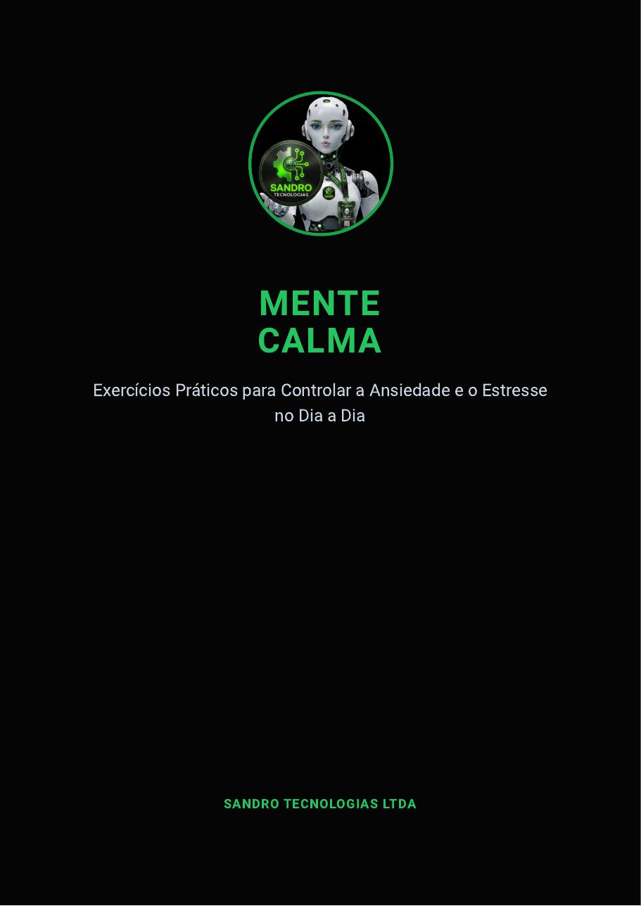 Capa do e-book Mente Calma